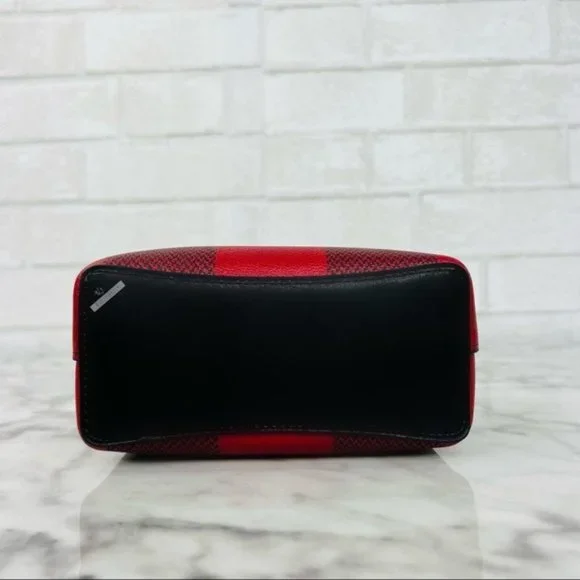 Coach Mini Town Bucket Bag Crossbody With Buffalo Plaid Print - Picture 4 of 10